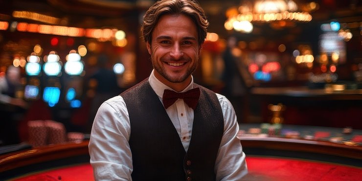 Grafik strategi Three Card Poker dengan tabel keputusan optimal